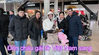 Đi chơi về thẳng sân bay đón cháu gái sang du học, Mai le cuộc sống ở Pháp