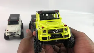 Металлическая машинка Che Zhi 1:32 «Mercedes-Benz G-class 4х4» CZ27A 15 см. инерционная, свет, звук