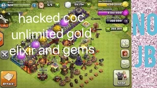 hacked clash of clans for iphone/unlimited gold,elixir,gems/ no jb 100% working