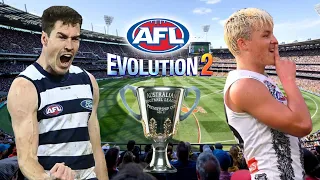 CATS VS PIES QUALIFYING FINAL IN AFL EVOLUTION 2