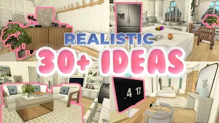 30+ IDEAS to make your HOUSE more REALISTIC in Bloxburg! | ROBLOX