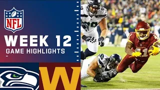 Seattle Seahawks vs Washington football team week 12 highlights