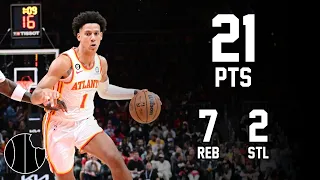 Jalen Johnson Highlights | Hornets vs. Hawks | 25th Oct 2023