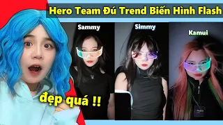 Mèo Simmy Bất Ngờ Hero Team Đú Trend BIẾN HÌNH ĐÈN FLASH Siêu Ảo