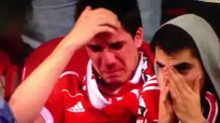 Benfica fan crying after Europa League final 2013