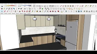 Diseño 3D Mueble de COCINA | SketchUp