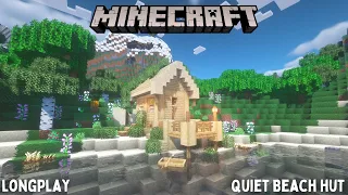 Minecraft Longplay | Quiet Beach Hut | (No Commentary)