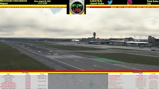 Manchester Airport - EGCC - A Virtually Live Experience - ADSB Injected Traffic into MSFS2020