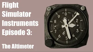 How to Make an Altimeter for a Flight Simulator with MobiFlight | Captain Bob