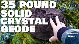 Oregon Rocks! Rockhounding Oregon: Huge Crystal Geode