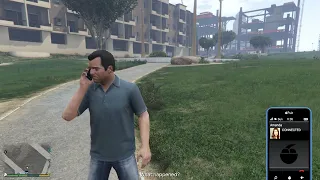 GTA5 - Michael and Amanda phone call after Amanda cheated with the tennis coach