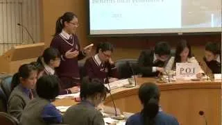 The Grand Final of Interschool Debate Competition on Asia-Pacific Affairs