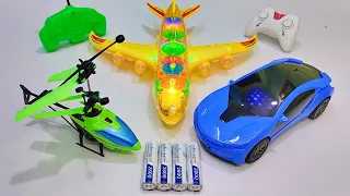Transparent 3D Lights Airbus A380 & Remote Control Car | 3D Lights Rc Car | helicopter | aeroplane