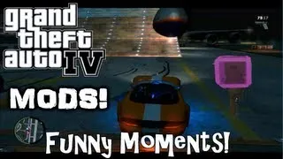 GTA 4 Mods! Funny Moments! -Skatepark, Strippers, Cars, Deaths-