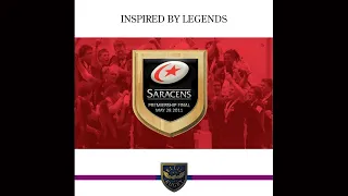 Saracens Rugby Shirt 2011 Premiership Winners