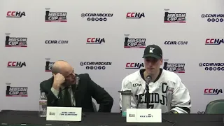 Bemidji Men's Hockey CCHA Championship Press Conference (Mar. 22, 2024)