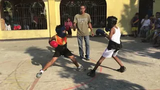 Boxing sa Langka 2024, April 20, 2024, Bout No. 4: Kent David Gitino (Red) VS Akira Sedello (Blue)