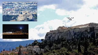 200 Years #Greek Independence Day - 25/3/2021 Aircraft Flypasts over Athens (4K)