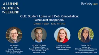 Reunion 2022: Student Loans and Debt Cancellation: What Just Happened?