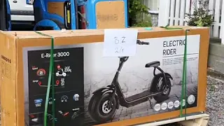 Unboxing my  fat electric scooter