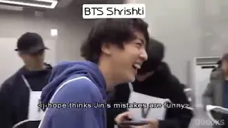 Jin and his 6 dongsaeng (annoying kids)😂💜