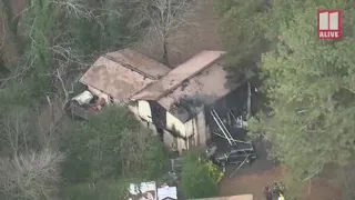 Person rescued in Lilburn house fire