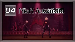 Парк аттракционов, Деревня роботов / Amusement Park, Village | 04 | NieR: Automata