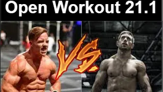 Noah Ohlsen vs Dan Bailey | 2021 Crossfit Open Workout 21.1