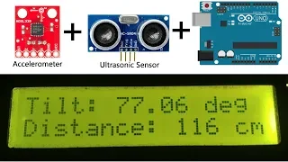 Tilt Angle & Distance Meter Using Arduino