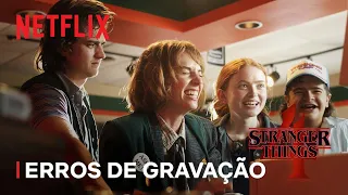 Stranger Things - Temporada 4 | Erros de gravação | Netflix