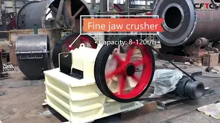 fine jaw crusher running test in workshop whatsapp+8613803716624
