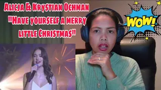 Its MyrnaG REACTS TO Alicja & Krystian Ochman "Have yourself a merry little Christmas"