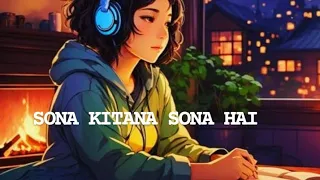 SONA KITANa SONA HAI / Slowed + Reverb | Udit Narayan | Hero No.1|Govinda | Old Lofi Songs