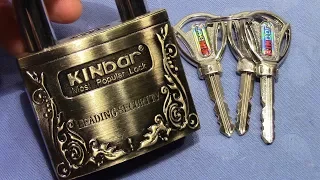 (picking 427) KINbar padlock from Malaysia - MOST POPULAR LOCK - thanks to Klaus for the present