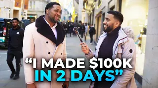 Asking Strangers What Do You Do for A Living? | Interviewing Millionaires in London