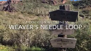 Hiking the Superstition Mountains - Weavers Needle Loop