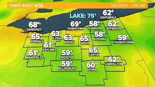 Northeast Ohio weather forecast: Chances of rain later today