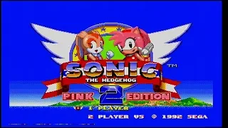 Sonic 2: Pink Edition (Sega Genesis Hack) (Amy) Gameplay