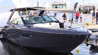 2021 Cruisers Yachts 338 SS Outboard Walkaround Tour - 2020 Fort Lauderdale Boat Show