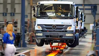 Daimler Truck Factory🚍2024 Mercedes-Benz Manufacturing electro Econic - Production line & Assembly