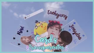 K-POP DIY: Make your own transparent cards of your favorite groups