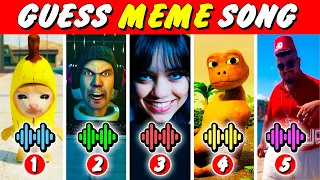 Guess Meme Song #4 | Wednesday, DJ Skibidi Toilet, Banana Cat, MrBeast, Skibidi Dom Dom Yes Yes