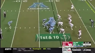 Tulane Crazy Fake Kneel Trick Play vs Houston (2019)