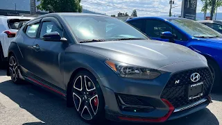 2022 Hyundai Veloster N 6MT - shooting star matte paint - client walk around