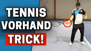 TENNIS VORHAND - Ein simpler Trick, mit dem du deine Vorhand verbesserst!