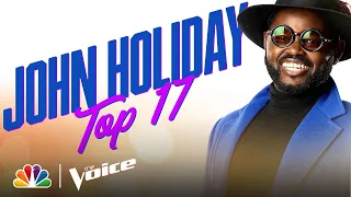 John Holiday Croons Frank Sinatra's "Fly Me to the Moon" - The Voice Live Top 17 Performances 2020