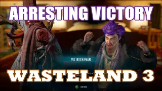 Wasteland 3 - Arresting Victory & Patriarch's Reaction (With Jail Dialogue)