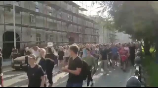 Митингующие называют Путина хуйлом   москва 27 07 2019