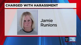 Jessica Runions mother charged with harassment