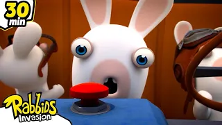 Code Red for the Rabbids! | RABBIDS INVASION | 30 Min New compilation | Cartoon for kids